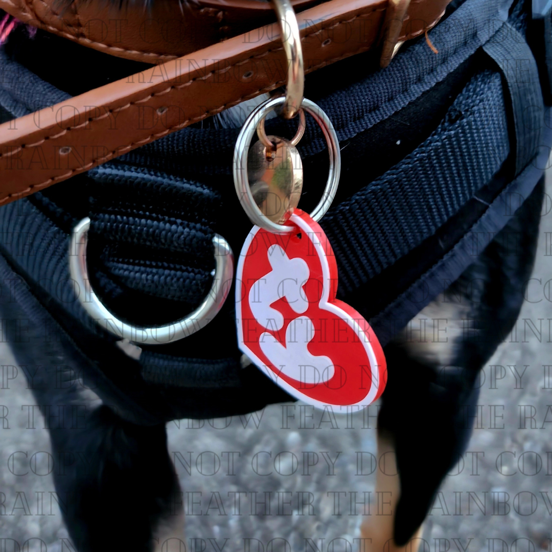 Dog collar and shop tag