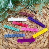 Thin Acrylic Hair Clip Wholesale