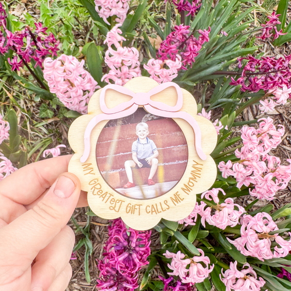Mother's Day Bow Photo Frame Magnet Wholesale
