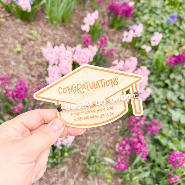 Congratulations Class of 2025 Bracelet w/ Holder Wholesale