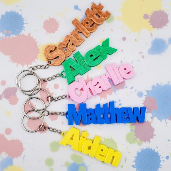3D Printed Back Pack Keychains Wholesale