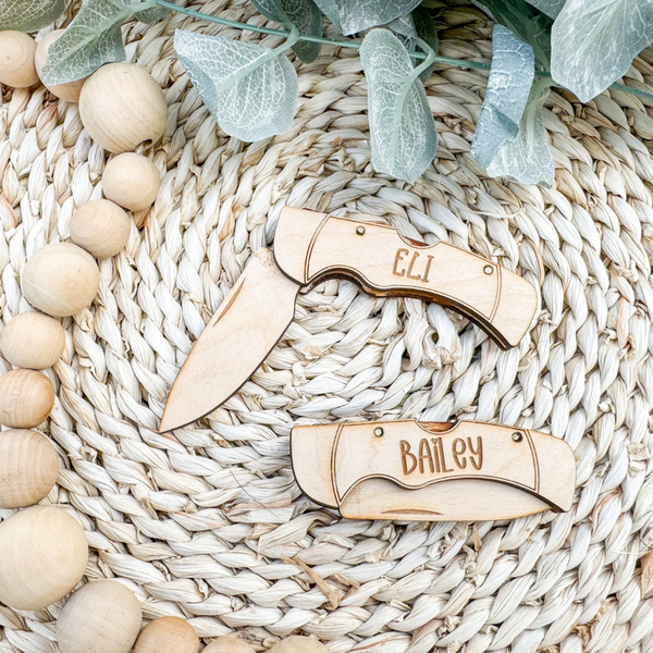 Wooden Personalized Knife Wholesale