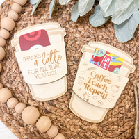 Teacher Coffee Gift Card Holder Wholesale