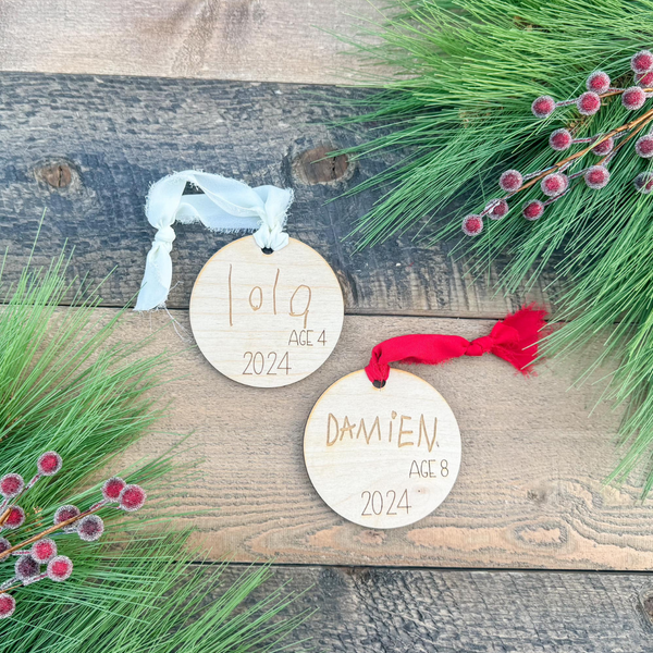 Handwriting Keepsake Ornament Wholesale