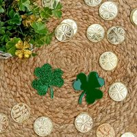 Shamrock Acrylic Hair Clip
