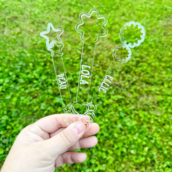 Personalized Acrylic Bubble Wands Wholesale