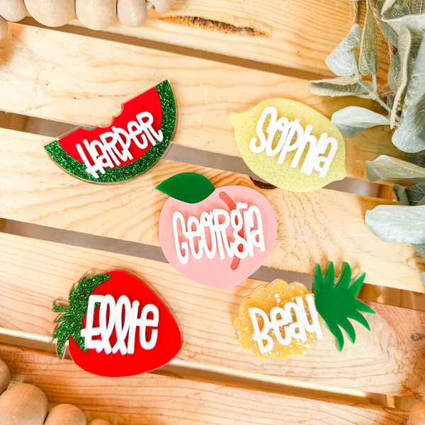 Fruit Acrylic Hair Clip Wholesale