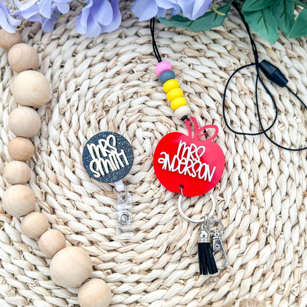 Personalized Lanyard or Badge Reel