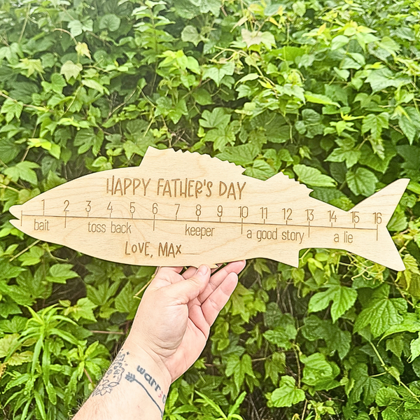 Father's Day Fish Measurement Guide Wholesale