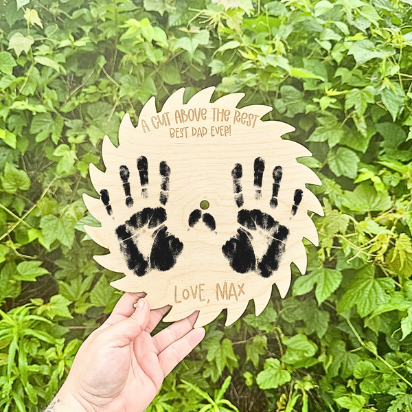 Saw Blade Handprint Sign Wholesale