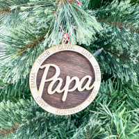 Round Family Ornament Wholesale