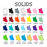 Neon Glitter Name Clips Wholesale