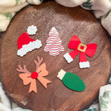 Christmas Acrylic Hair Clip Wholesale