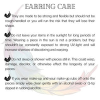 Dripping Pentagram Earrings