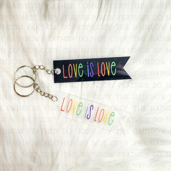 Love is Love Pride Keychain