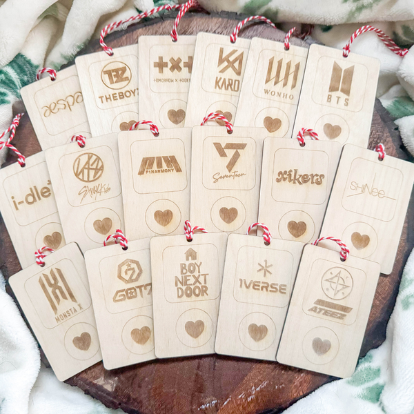 K-Pop Logo Music Player Christmas Ornament